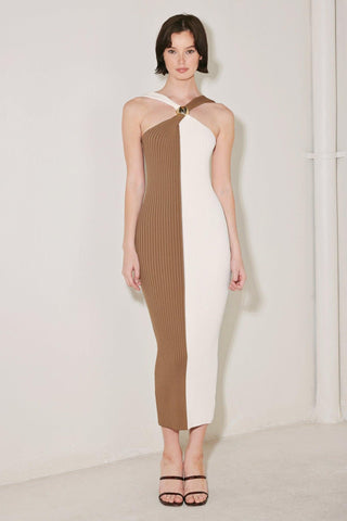 HEADLINER ENERGY SWEATER KNIT MIDI DRESS - Glamourous Grace