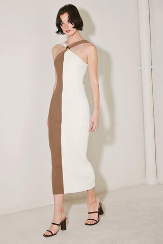HEADLINER ENERGY SWEATER KNIT MIDI DRESS - Glamourous Grace