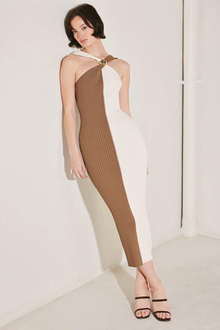 HEADLINER ENERGY SWEATER KNIT MIDI DRESS - Glamourous Grace