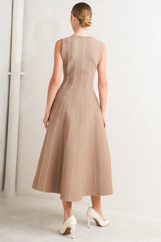 PERFECTLY POISED JACQUARD SWEATER MIDI DRESS - Glamourous Grace