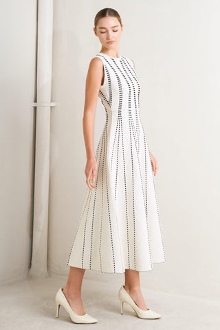 PERFECTLY POISED JACQUARD SWEATER MIDI DRESS - Glamourous Grace