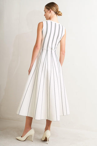 PERFECTLY POISED JACQUARD SWEATER MIDI DRESS - Glamourous Grace