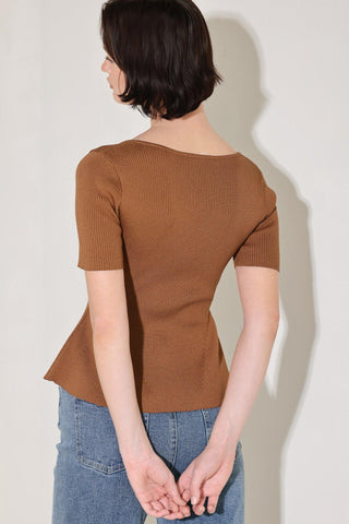 GOLDEN GLOW MOMENT SWEATER TOP - Glamourous Grace