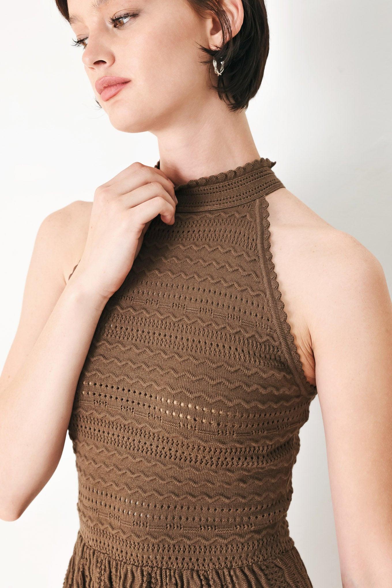 SWEET LATTE SWEATER KNIT MINI DRESS - Glamourous Grace