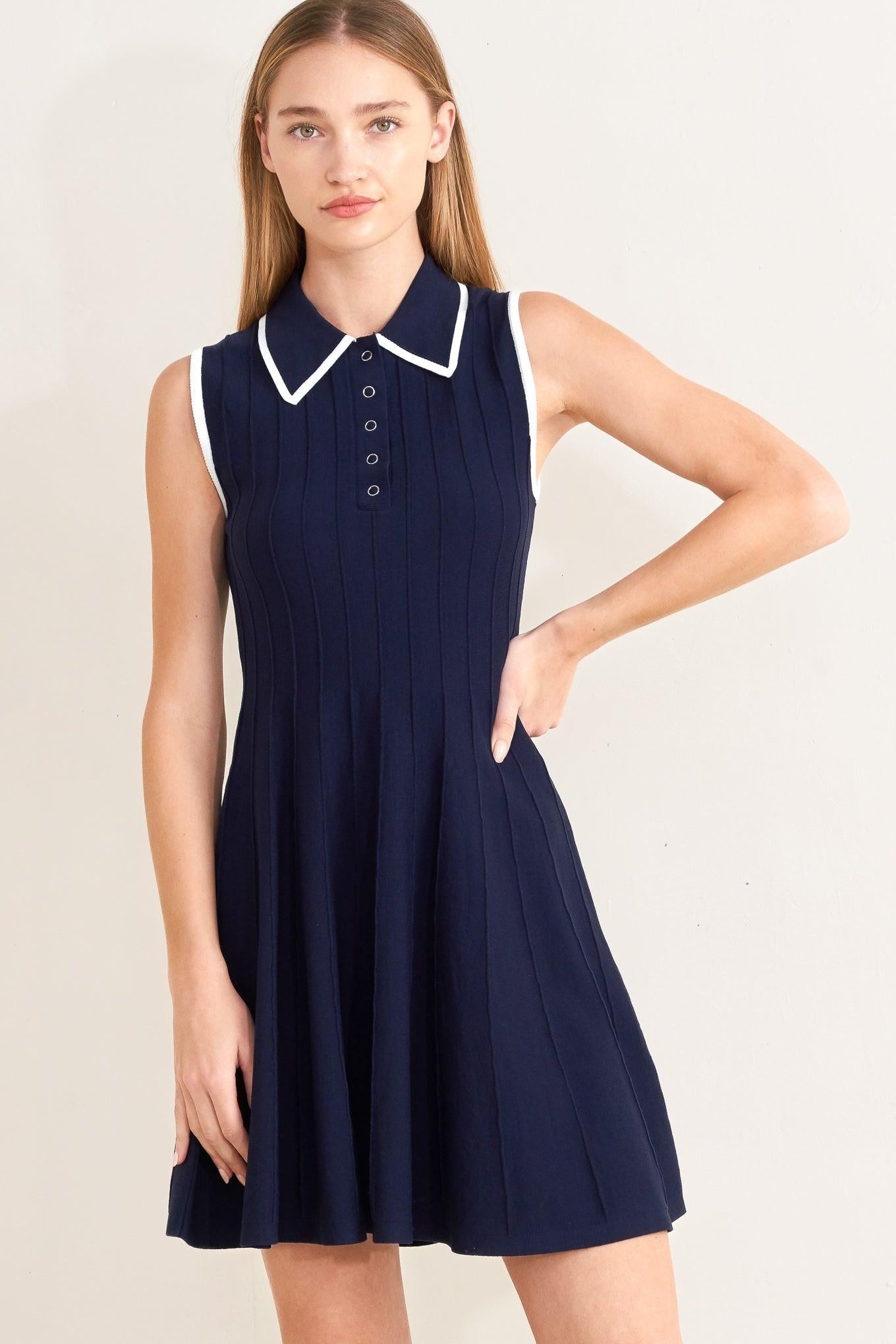 MEET ME IN PARIS SWEATER KNIT MINI DRESS - Glamourous Grace
