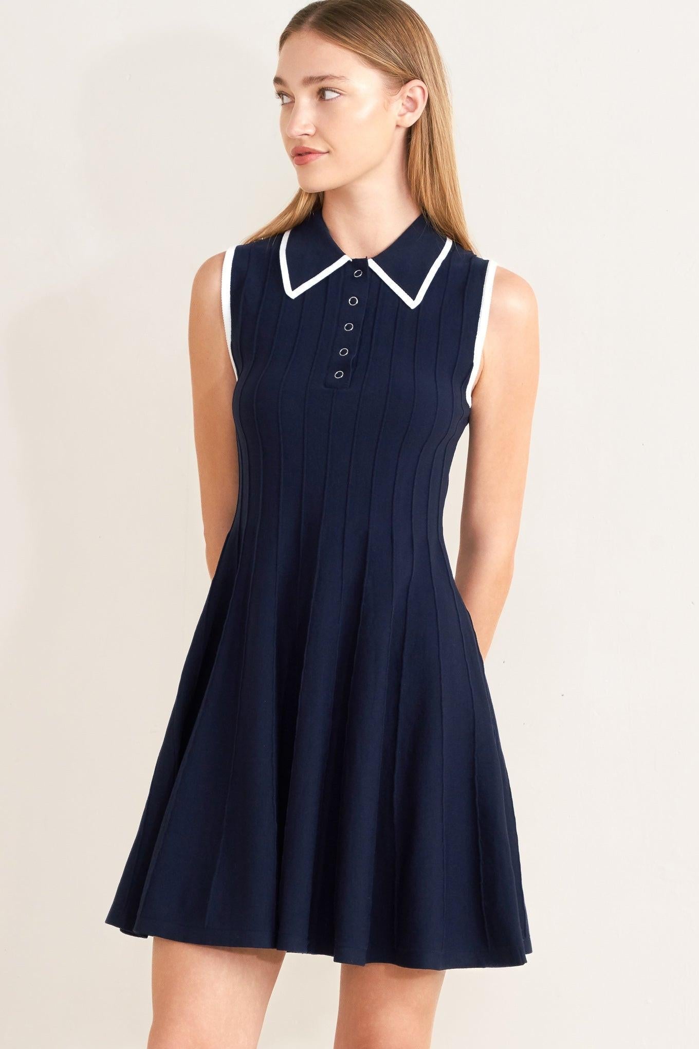 MEET ME IN PARIS SWEATER KNIT MINI DRESS - Glamourous Grace