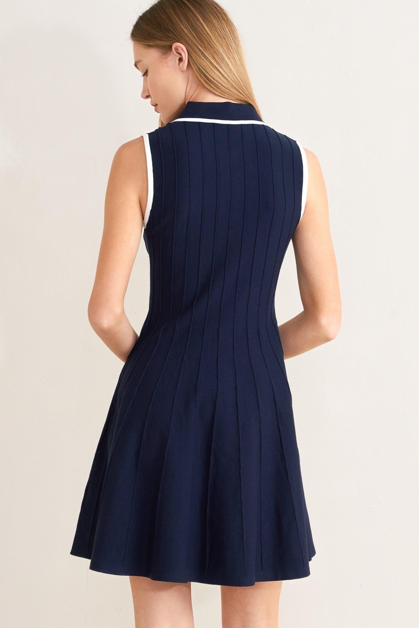 MEET ME IN PARIS SWEATER KNIT MINI DRESS - Glamourous Grace