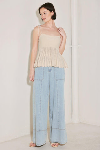 SWEET ESCAPE MOOD SWEATER KNIT TOP - Glamourous Grace