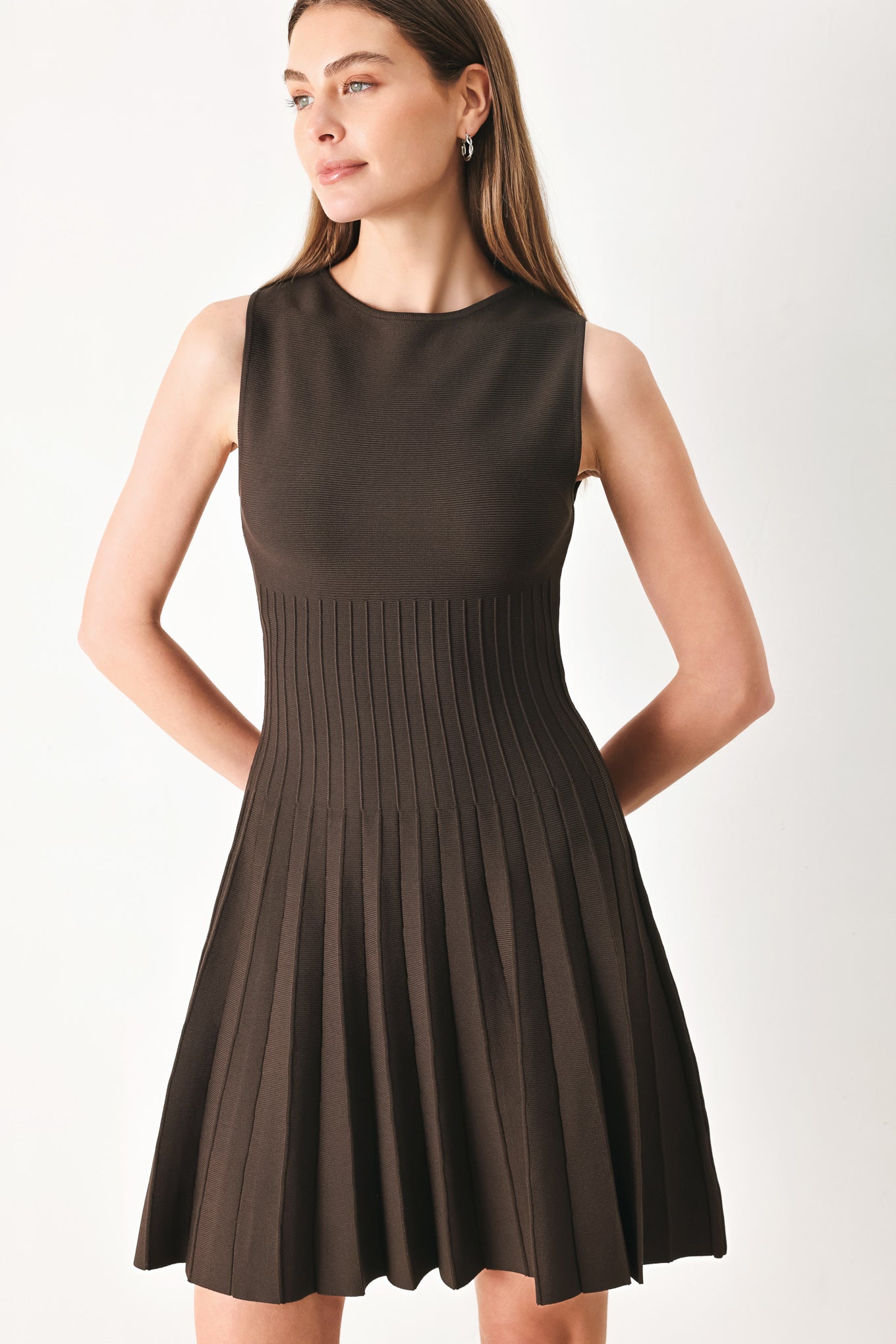 EVERYDAY LUXE SWEATER KNIT MINI DRESS