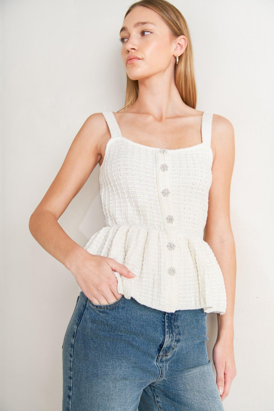 SUNDAY IN SANTORINI SWEATER KNIT TOP - Glamourous Grace