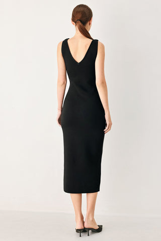 MODERN BLOOM SWEATER MIDI DRESS