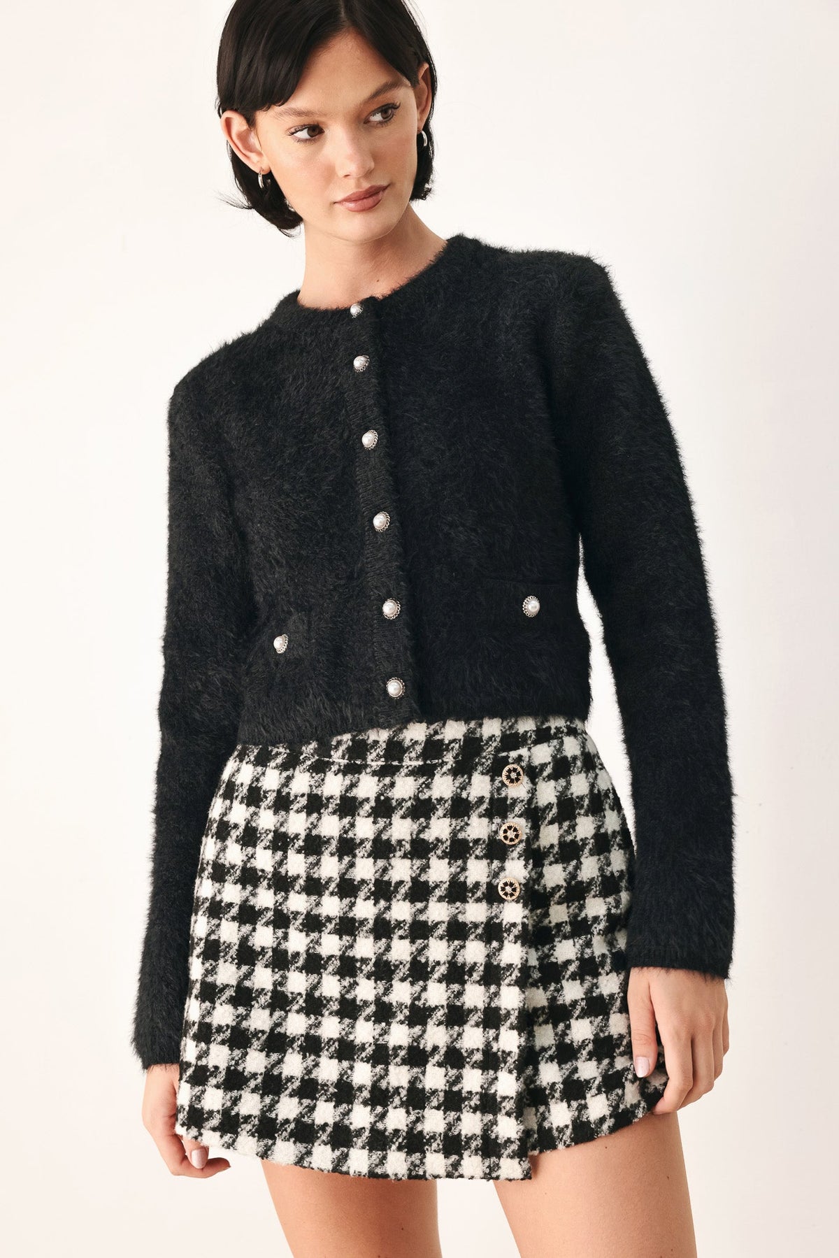 POLISHED MOMENTS CROPPED CARDIGAN - Glamourous Grace