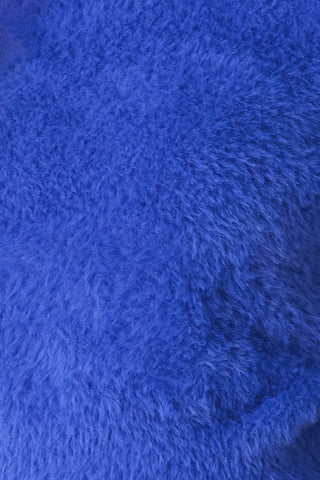 COLOR POP FUZZY SWEATER TOP