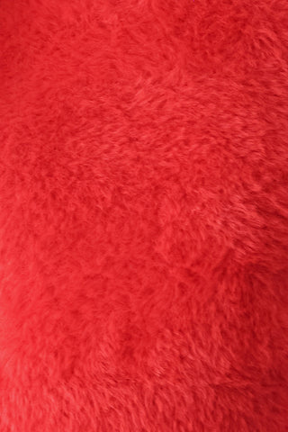 COLOR POP FUZZY SWEATER TOP