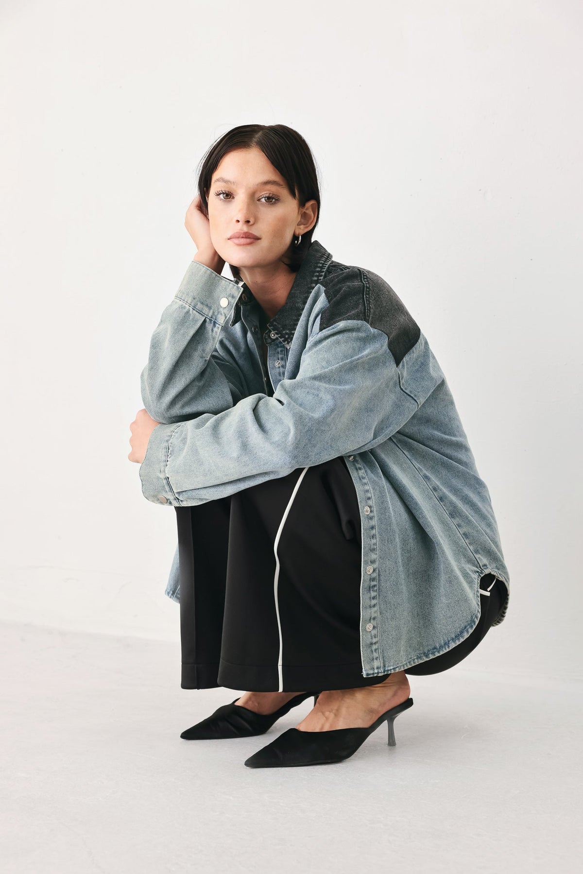 MY LOVE FOR YOU DENIM SHIRT - Glamourous Grace