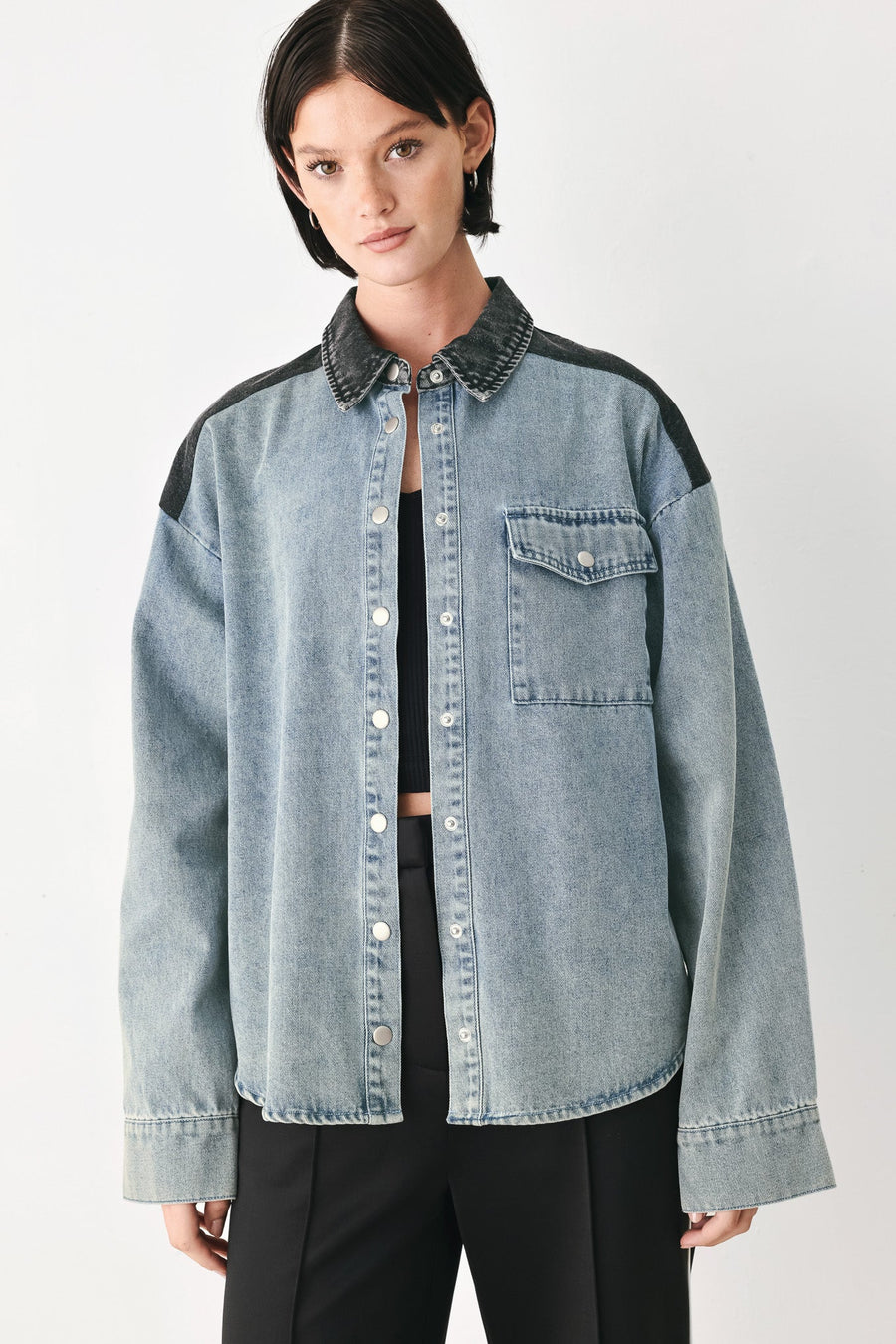 MY LOVE FOR YOU DENIM SHIRT