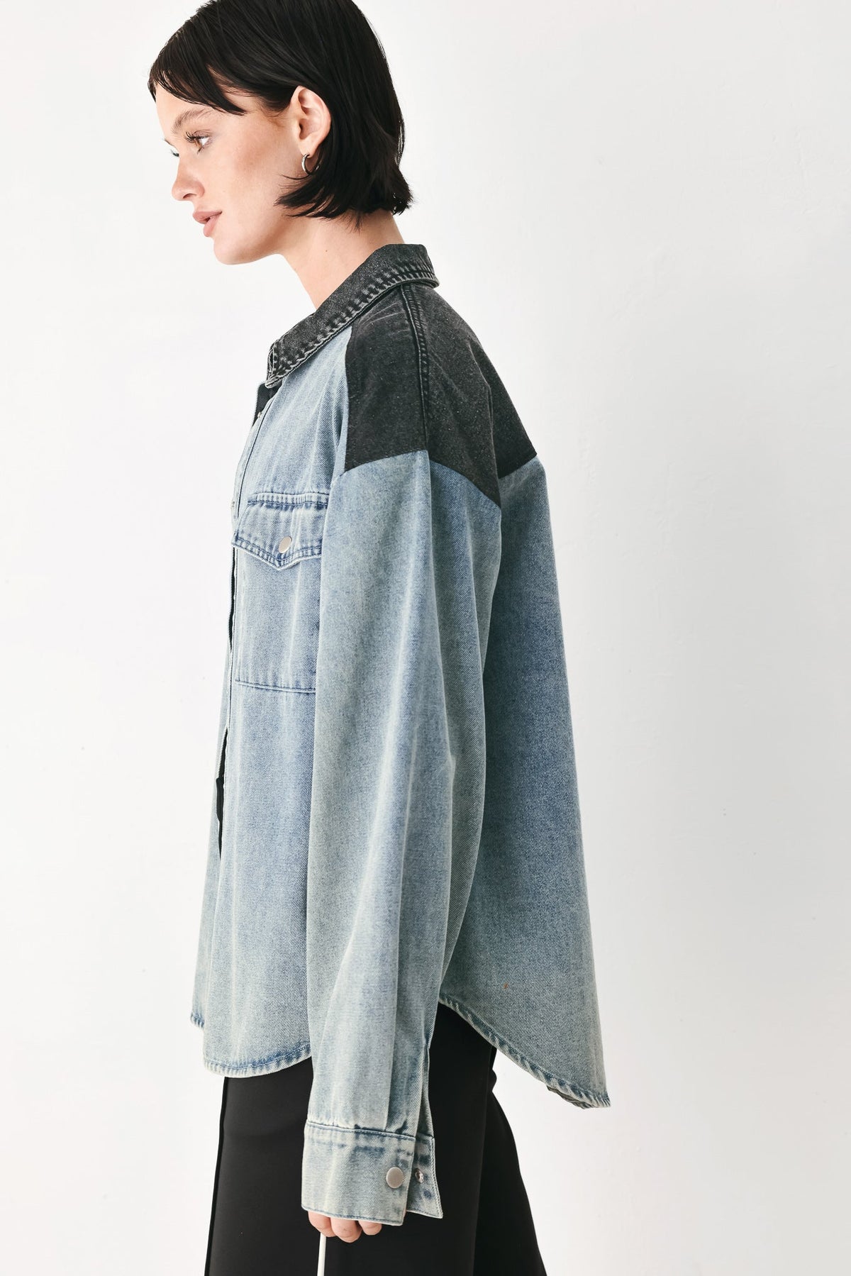 MY LOVE FOR YOU DENIM SHIRT - Glamourous Grace