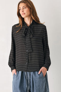 WHEREVER YOU MAY GO WOVEN TOP