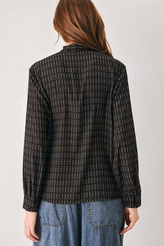 WHEREVER YOU MAY GO WOVEN TOP