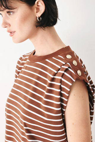 EVERYDAY COOL STRIP KNIT TOP - Glamourous Grace