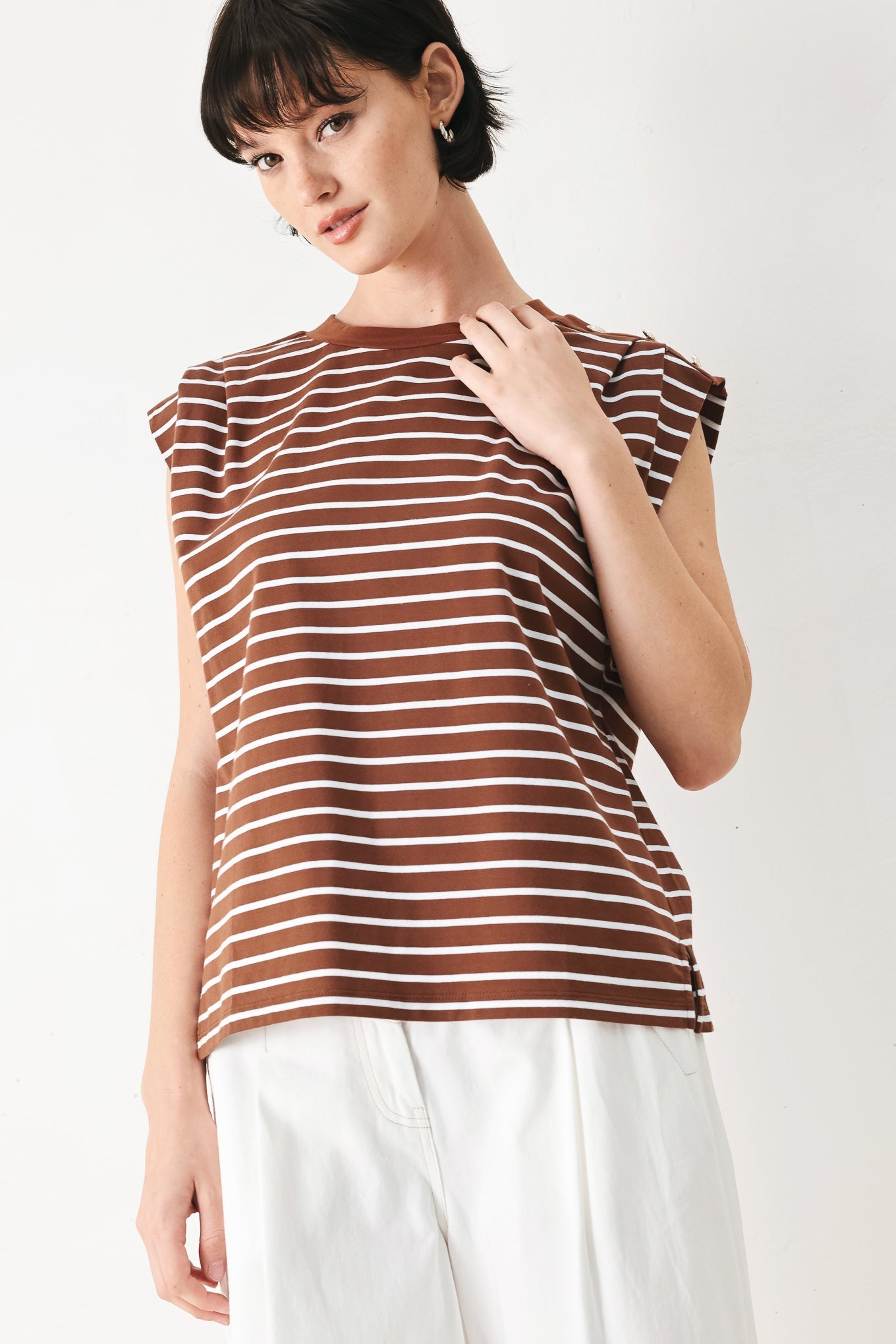 EVERYDAY COOL STRIP KNIT TOP - Glamourous Grace