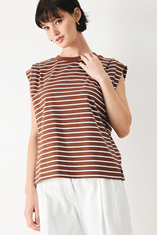 EVERYDAY COOL STRIP KNIT TOP - Glamourous Grace