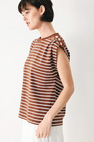 EVERYDAY COOL STRIP KNIT TOP - Glamourous Grace