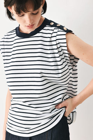 EVERYDAY COOL STRIP KNIT TOP - Glamourous Grace