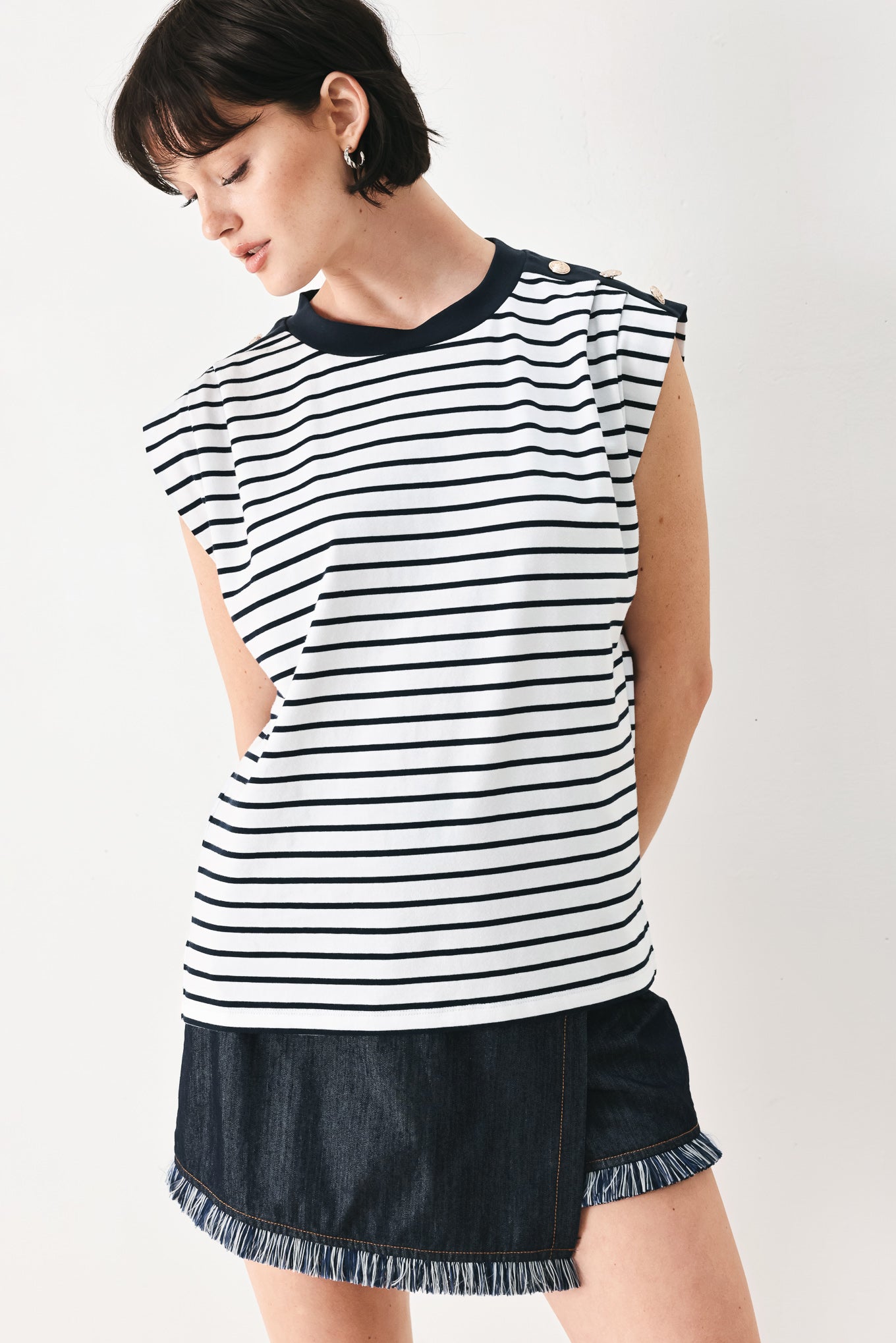 EVERYDAY COOL STRIP KNIT TOP - Glamourous Grace