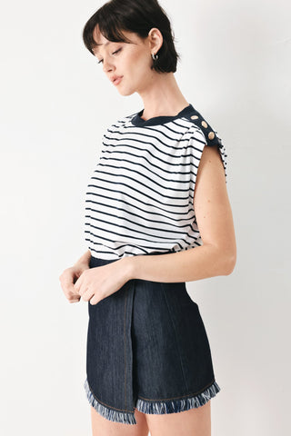 EVERYDAY COOL STRIP KNIT TOP - Glamourous Grace