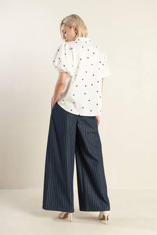 FOREVER DAYDREAMING WOVEN TOP