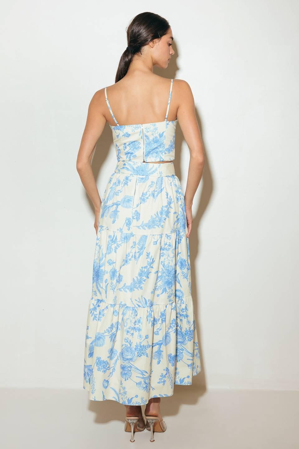 URBAN CHARM WOVEN CAMI TOP AND SKIRT SET - Glamourous Grace