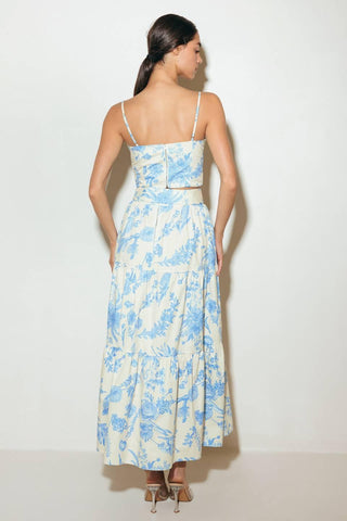 URBAN CHARM WOVEN CAMI TOP AND SKIRT SET - Glamourous Grace
