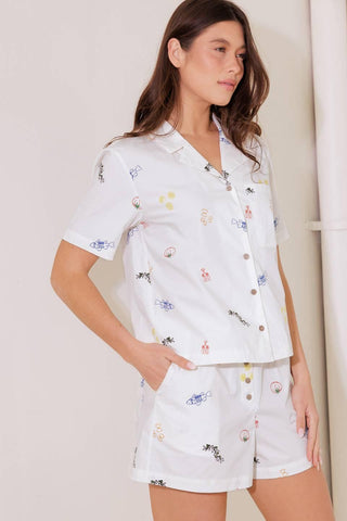 AFTER HOURS WHITE WOVEN TOP - Glamourous Grace