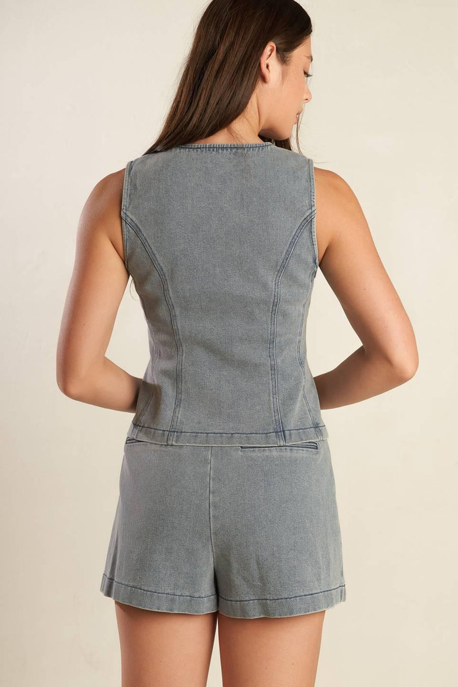 DAISY DATE DENIM VEST - Glamourous Grace