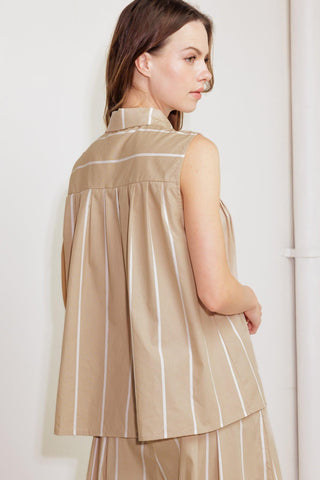 SOMEWHERE TO BE WOVEN TOP - Glamourous Grace