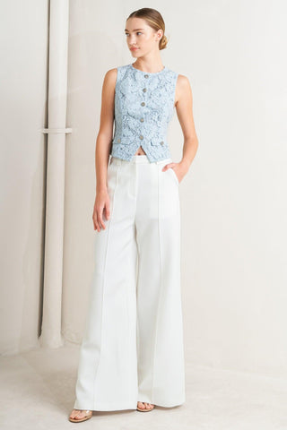 SWEET BUT STRONG WOVEN VEST - Glamourous Grace