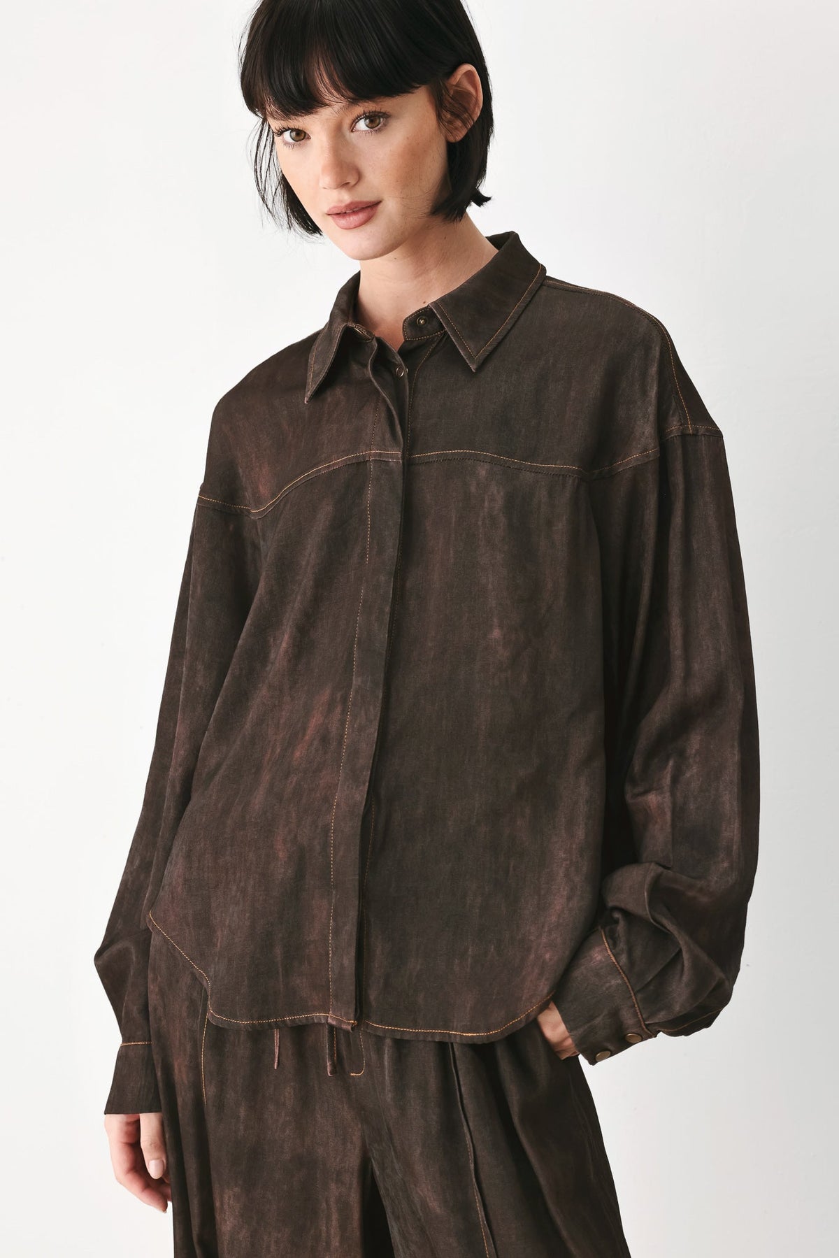 SABLE LOUNGE WOVEN TOP - Glamourous Grace