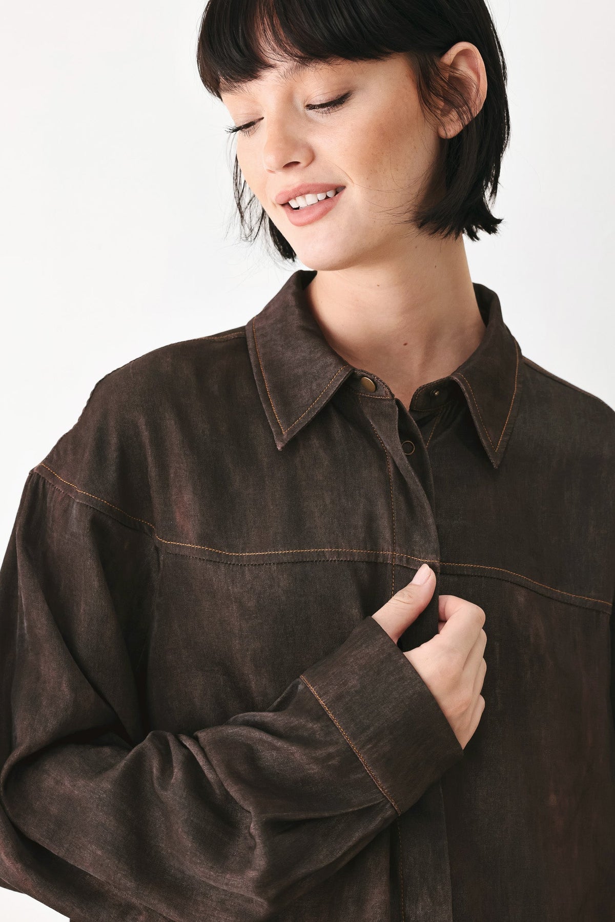 SABLE LOUNGE WOVEN TOP - Glamourous Grace