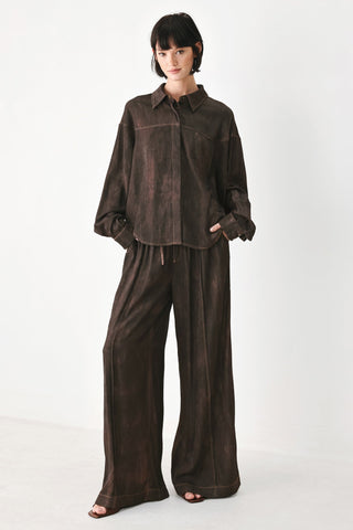 SABLE LOUNGE WOVEN TOP