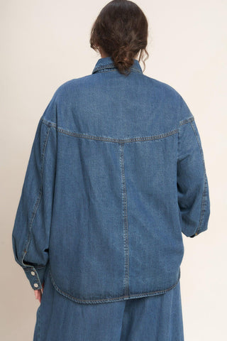 OFFLINE EDGE INDIGO DENIM TOP - Glamourous Grace