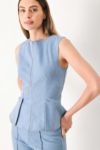 LUNA FLARE WOVEN TOP - Glamourous Grace