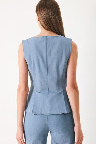 LUNA FLARE WOVEN TOP - Glamourous Grace