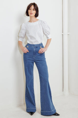 COCOON HOUR WHITE WOVEN TOP - Glamourous Grace