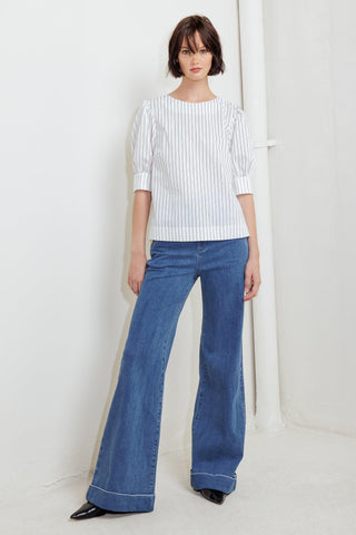 COCOON HOUR WHITE WOVEN TOP - Glamourous Grace
