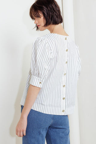 COCOON HOUR WHITE WOVEN TOP - Glamourous Grace