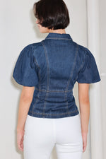 COOL FEMME DENIM TOP Flying Tomato