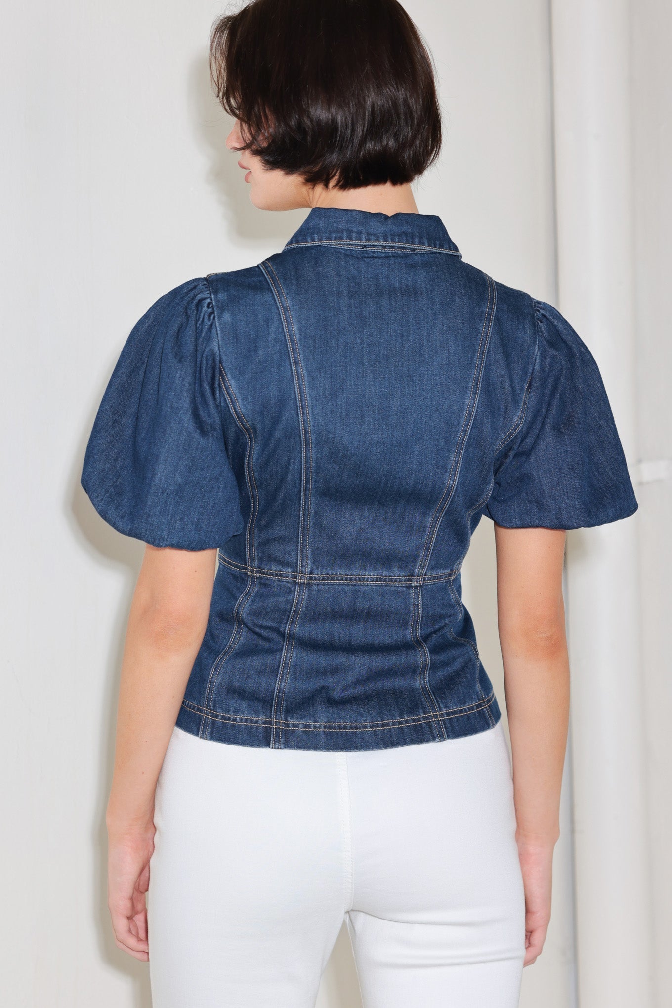 COOL FEMME DENIM TOP Flying Tomato