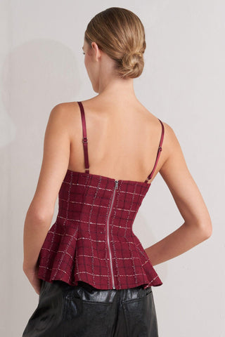 BURNT BOULEVARD TWEED CAMI TOP - Glamourous Grace