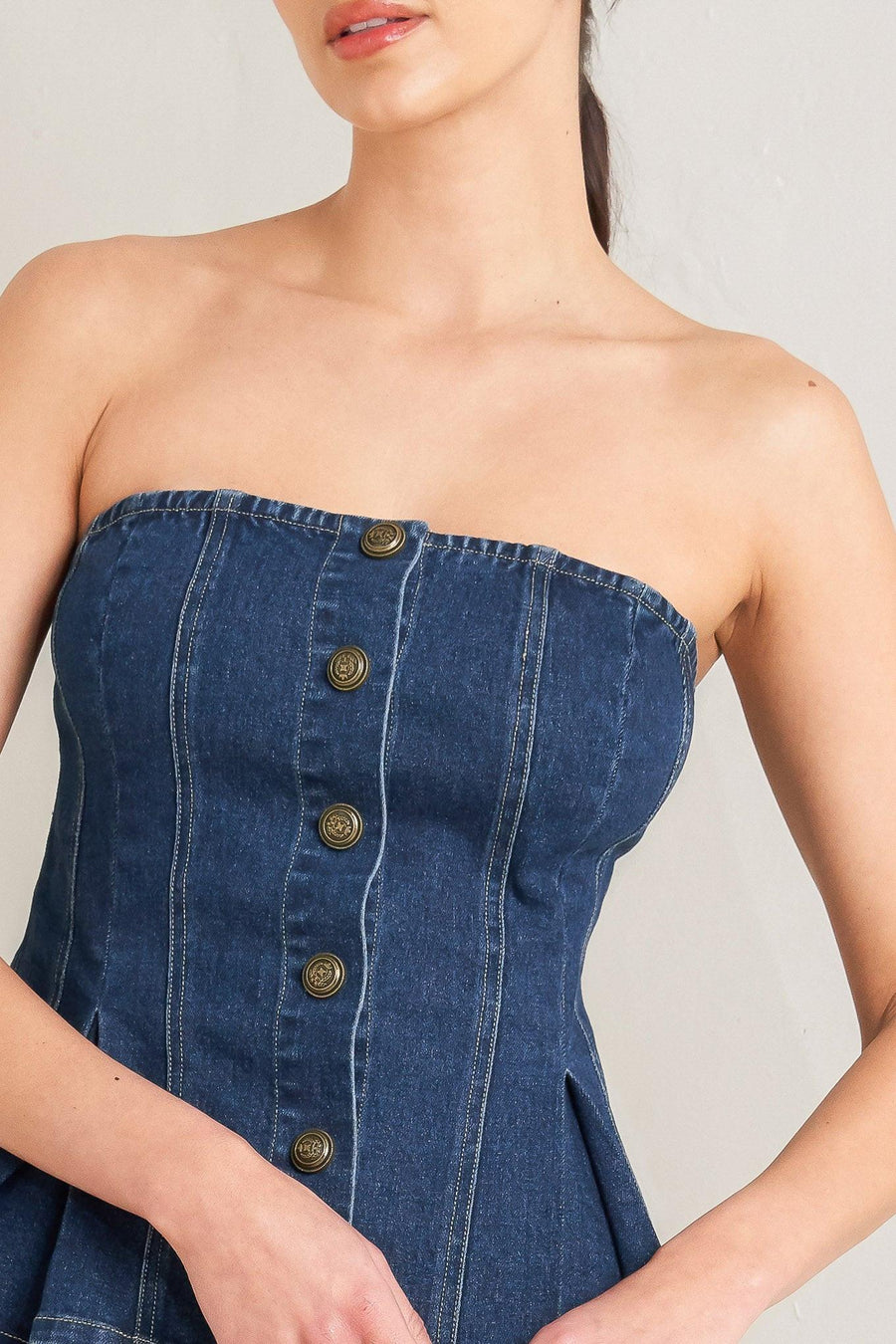 URBAN FABLE DENIM TOP - Glamourous Grace